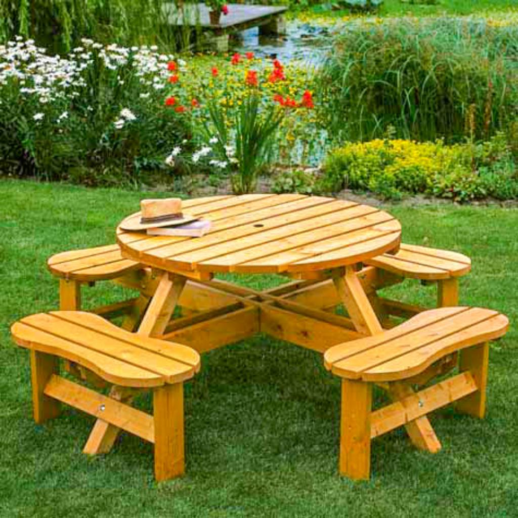 Дачный столик. Садовая мебель из дерева. Стол уличный деревянный. Стол садовый деревянный.